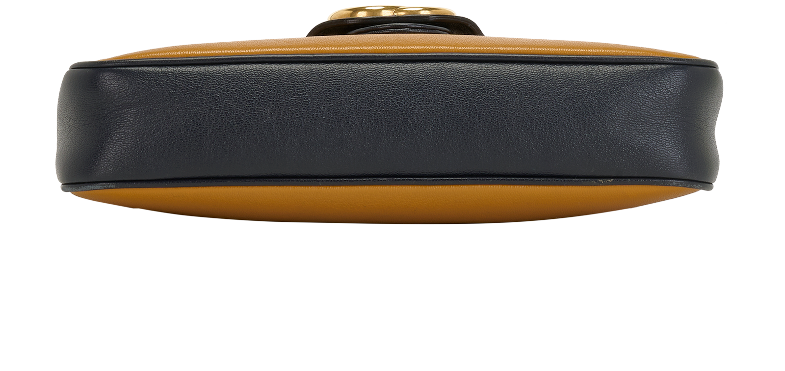 GG Logo Small Messenger, &pound;550, Handbags, Blue/Orange, Leather, Top view